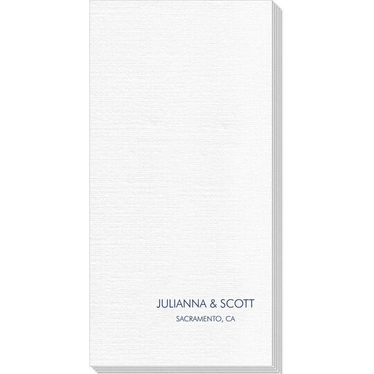 Small Text Deville Guest Towels